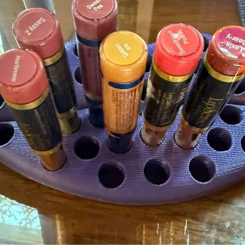 Lipsense or other lipstick or lip gloss Lip Color Holder wooden custom 3D‎ print